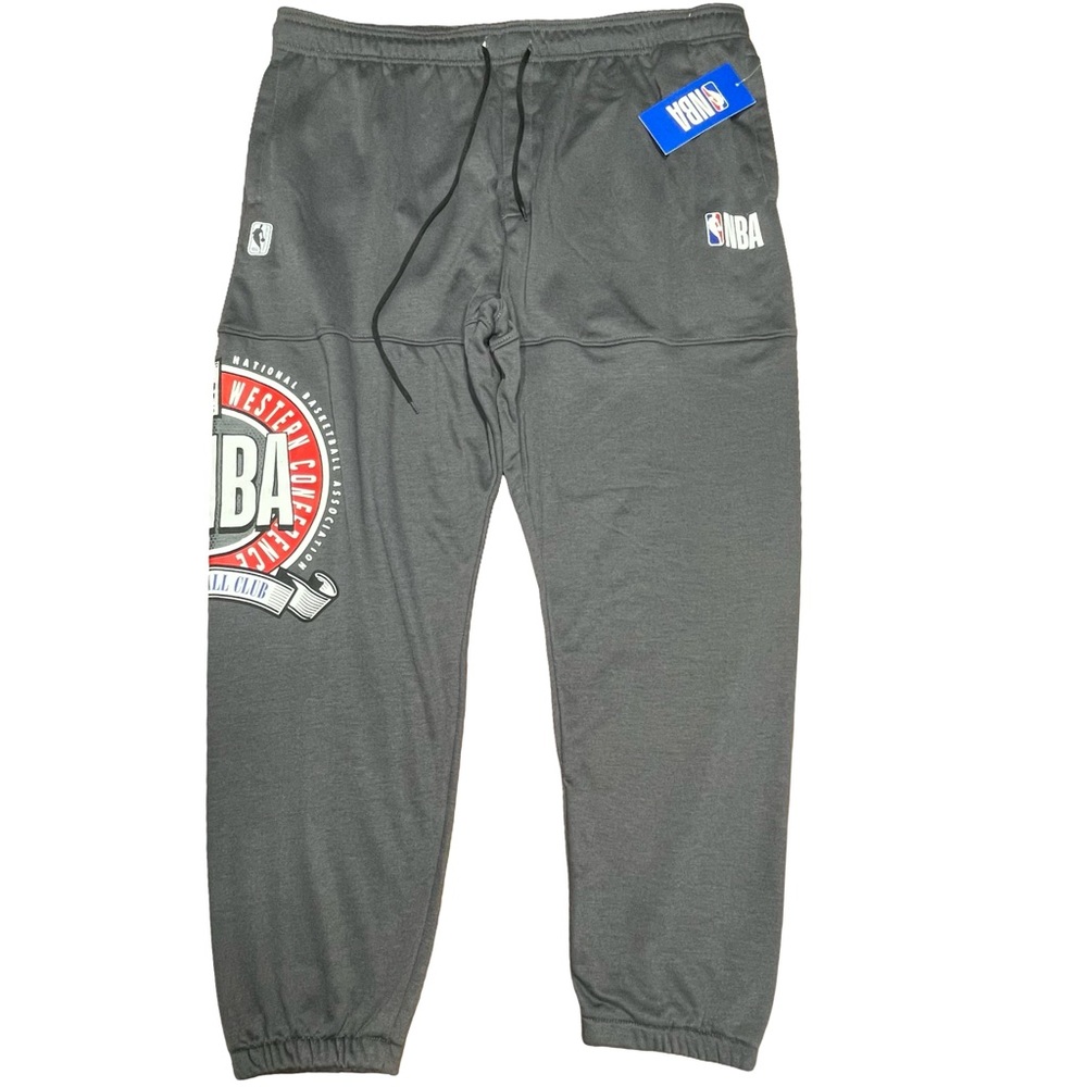 NBA Jogger Sweatpants Battleground Comfort Fit Gray Men’s 2XL NWT!